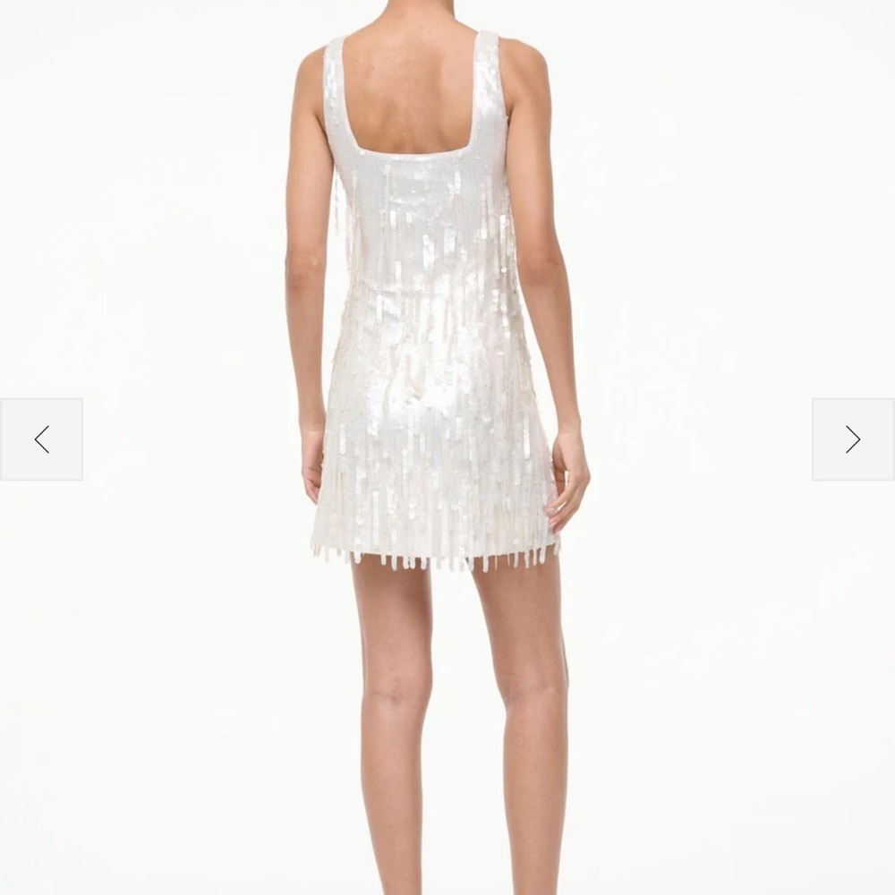 NWT STAUD LE SABLE DRESS PEARL - Picture 4 of 4